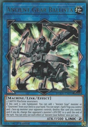 Ancient Gear Ballista (DUOV-EN010) - Duel Overload 1st Edition Duel Overload Yugioh Single  Squirtle Squad Card Shop.