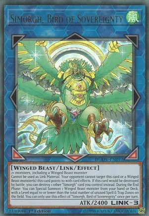 Simorgh, Bird of Sovereignty (DUOV-EN012) - Duel Overload 1st Edition Duel Overload Yugioh Single  Squirtle Squad Card Shop.