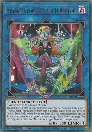 Abyss Actor - Hyper Director (DUOV-EN022) - Duel Overload 1st Edition Duel Overload Yugioh Single  Squirtle Squad Card Shop.