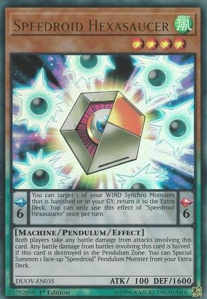 Speedroid Hexasaucer (DUOV-EN035) - Duel Overload 1st Edition Duel Overload Yugioh Single  Squirtle Squad Card Shop.