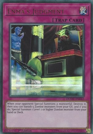 Enma's Judgment (DUOV-EN042) - Duel Overload 1st Edition Duel Overload Yugioh Single  Squirtle Squad Card Shop.