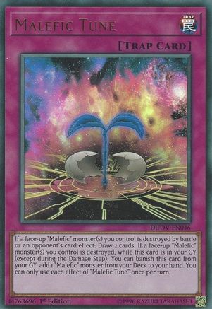 Malefic Tune (DUOV-EN046) - Duel Overload 1st Edition Duel Overload Yugioh Single  Squirtle Squad Card Shop.