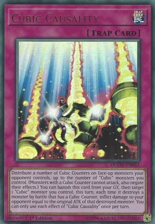 Cubic Causality (DUOV-EN051) - Duel Overload 1st Edition Duel Overload Yugioh Single  Squirtle Squad Card Shop.