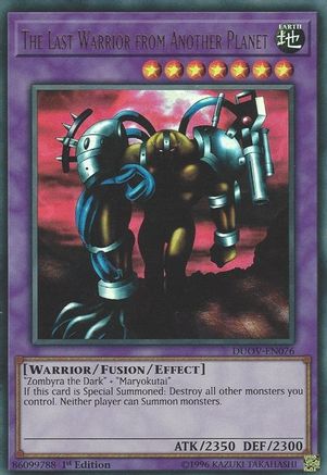 The Last Warrior from Another Planet (DUOV-EN076) - Duel Overload 1st Edition Duel Overload Yugioh Single  Squirtle Squad Card Shop.
