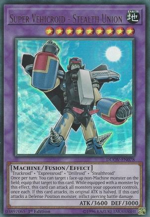 Super Vehicroid - Stealth Union (DUOV-EN078) - Duel Overload 1st Edition Duel Overload Yugioh Single  Squirtle Squad Card Shop.