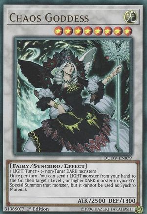 Chaos Goddess (DUOV-EN079) - Duel Overload 1st Edition Duel Overload Yugioh Single  Squirtle Squad Card Shop.