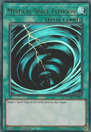 Mystical Space Typhoon (DUOV-EN086) - Duel Overload 1st Edition Duel Overload Yugioh Single  Squirtle Squad Card Shop.