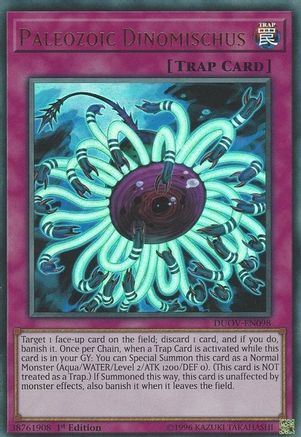 Paleozoic Dinomischus (DUOV-EN098) - Duel Overload 1st Edition Duel Overload Yugioh Single  Squirtle Squad Card Shop.