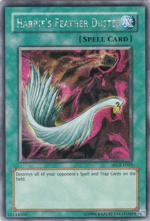 Harpie's Feather Duster (WC4-E003) - World Championship 2004: GBA Promo Unlimited World Championship 2004: GBA Promo Yugioh Single  Squirtle Squad Card Shop.