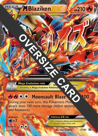 M Blaziken EX - XY86  - Holofoil Jumbo Cards - Promo Jumbo Cards Pokemon Single  Squirtle Squad Card Shop.