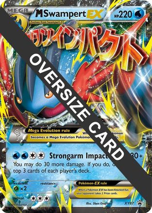 M Swampert EX - XY87  - Holofoil Jumbo Cards - Promo Jumbo Cards Pokemon Single  Squirtle Squad Card Shop.