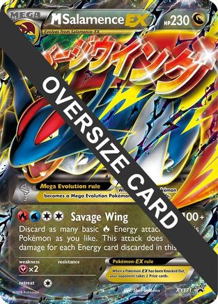 M Salamence EX - XY171  - Holofoil Jumbo Cards - Promo Jumbo Cards Pokemon Single  Squirtle Squad Card Shop.