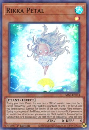 Rikka Petal (SESL-EN014) - Secret Slayers 1st Edition Secret Slayers Yugioh Single  Squirtle Squad Card Shop.