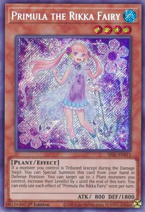 Primula the Rikka Fairy (SESL-EN015) - Secret Slayers 1st Edition Secret Slayers Yugioh Single  Squirtle Squad Card Shop.