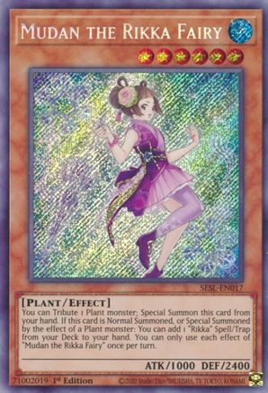 Mudan the Rikka Fairy (SESL-EN017) - Secret Slayers 1st Edition Secret Slayers Yugioh Single  Squirtle Squad Card Shop.