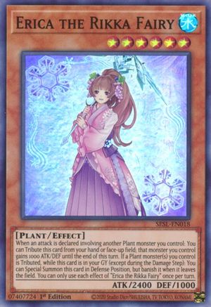Erica the Rikka Fairy (SESL-EN018) - Secret Slayers 1st Edition Secret Slayers Yugioh Single  Squirtle Squad Card Shop.