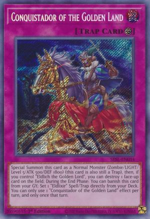 Conquistador of the Golden Land (SESL-EN034) - Secret Slayers 1st Edition Secret Slayers Yugioh Single  Squirtle Squad Card Shop.
