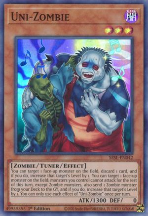 Uni-Zombie (SESL-EN042) - Secret Slayers 1st Edition Secret Slayers Yugioh Single  Squirtle Squad Card Shop.