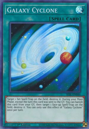 Galaxy Cyclone (SESL-EN044) - Secret Slayers 1st Edition Secret Slayers Yugioh Single  Squirtle Squad Card Shop.