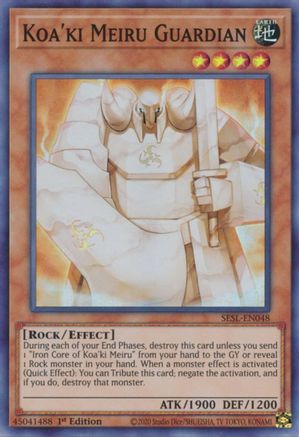 Koa'ki Meiru Guardian (SESL-EN048) - Secret Slayers 1st Edition Secret Slayers Yugioh Single  Squirtle Squad Card Shop.