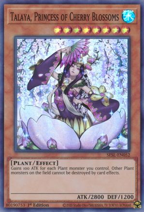 Talaya, Princess of Cherry Blossoms (SESL-EN052) - Secret Slayers 1st Edition Secret Slayers Yugioh Single  Squirtle Squad Card Shop.