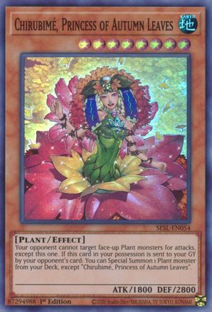 Chirubime, Princess of Autumn Leaves (SESL-EN054) - Secret Slayers 1st Edition Secret Slayers Yugioh Single  Squirtle Squad Card Shop.