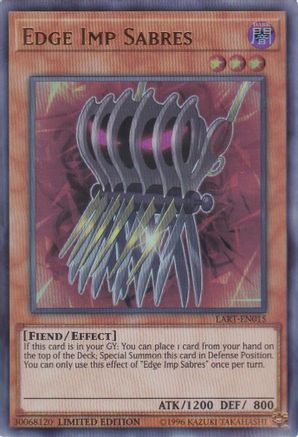 Edge Imp Sabres (LART-EN015) - The Lost Art Promotion Limited The Lost Art Promotion Yugioh Single  Squirtle Squad Card Shop.