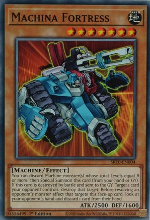 Machina Fortress (SR10-EN004) - Structure Deck: Mechanized Madness 1st Edition Structure Deck: Mechanized Madness Yugioh Single  Squirtle Squad Card Shop.