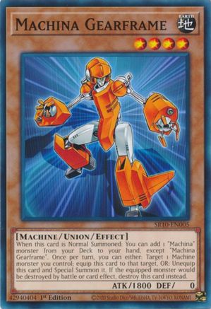 Machina Gearframe (SR10-EN005) - Structure Deck: Mechanized Madness 1st Edition Structure Deck: Mechanized Madness Yugioh Single  Squirtle Squad Card Shop.