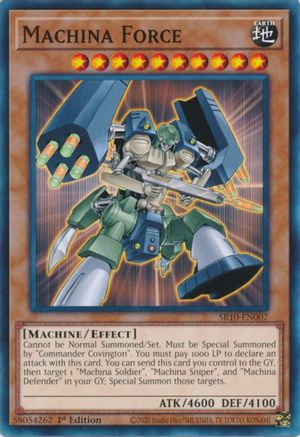 Machina Force (SR10-EN007) - Structure Deck: Mechanized Madness 1st Edition Structure Deck: Mechanized Madness Yugioh Single  Squirtle Squad Card Shop.