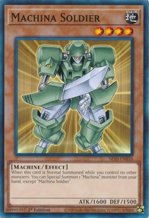 Machina Soldier (SR10-EN010) - Structure Deck: Mechanized Madness 1st Edition Structure Deck: Mechanized Madness Yugioh Single  Squirtle Squad Card Shop.