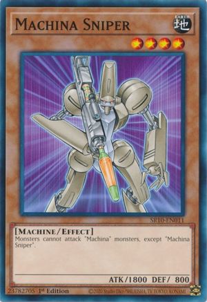 Machina Sniper (SR10-EN011) - Structure Deck: Mechanized Madness 1st Edition Structure Deck: Mechanized Madness Yugioh Single  Squirtle Squad Card Shop.