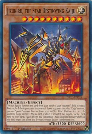 Jizukiru, the Star Destroying Kaiju (SR10-EN014) - Structure Deck: Mechanized Madness 1st Edition Structure Deck: Mechanized Madness Yugioh Single  Squirtle Squad Card Shop.