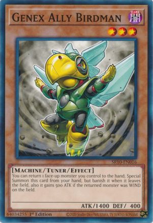 Genex Ally Birdman (SR10-EN016) - Structure Deck: Mechanized Madness 1st Edition Structure Deck: Mechanized Madness Yugioh Single  Squirtle Squad Card Shop.