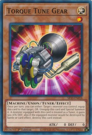 Torque Tune Gear (SR10-EN018) - Structure Deck: Mechanized Madness 1st Edition Structure Deck: Mechanized Madness Yugioh Single  Squirtle Squad Card Shop.