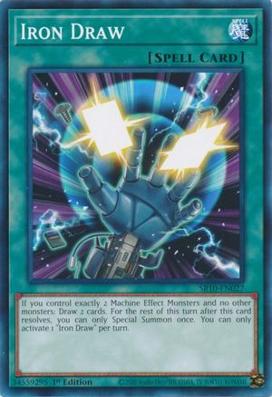 Iron Draw (SR10-EN027) - Structure Deck: Mechanized Madness 1st Edition Structure Deck: Mechanized Madness Yugioh Single  Squirtle Squad Card Shop.