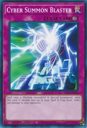 Cyber Summon Blaster (SR10-EN035) - Structure Deck: Mechanized Madness 1st Edition Structure Deck: Mechanized Madness Yugioh Single  Squirtle Squad Card Shop.