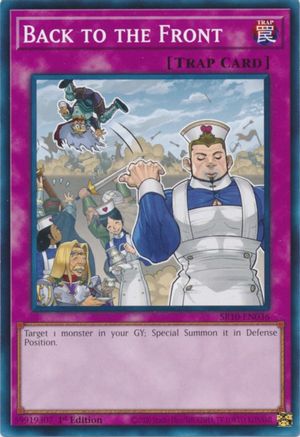 Back to the Front (SR10-EN036) - Structure Deck: Mechanized Madness 1st Edition Structure Deck: Mechanized Madness Yugioh Single  Squirtle Squad Card Shop.