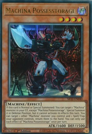 Machina Possesstorage (SR10-EN040) - Structure Deck: Mechanized Madness 1st Edition Structure Deck: Mechanized Madness Yugioh Single  Squirtle Squad Card Shop.