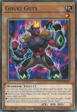 Gouki Guts (ETCO-EN005) - Eternity Code 1st Edition Eternity Code Yugioh Single  Squirtle Squad Card Shop.