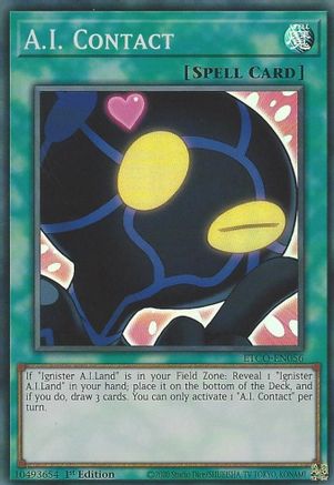 A.I. Contact (ETCO-EN056) - Eternity Code 1st Edition Eternity Code Yugioh Single  Squirtle Squad Card Shop.