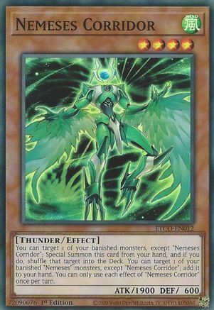 Nemeses Corridor (ETCO-EN012) - Eternity Code 1st Edition Eternity Code Yugioh Single  Squirtle Squad Card Shop.