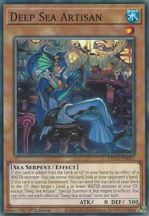Deep Sea Artisan (ETCO-EN013) - Eternity Code 1st Edition Eternity Code Yugioh Single  Squirtle Squad Card Shop.