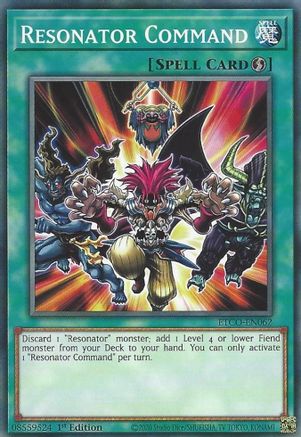 Resonator Command (ETCO-EN062) - Eternity Code 1st Edition Eternity Code Yugioh Single  Squirtle Squad Card Shop.