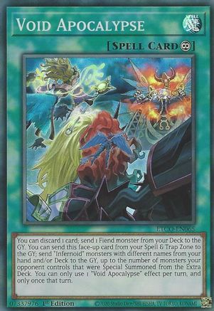 Void Apocalypse (ETCO-EN065) - Eternity Code 1st Edition Eternity Code Yugioh Single  Squirtle Squad Card Shop.