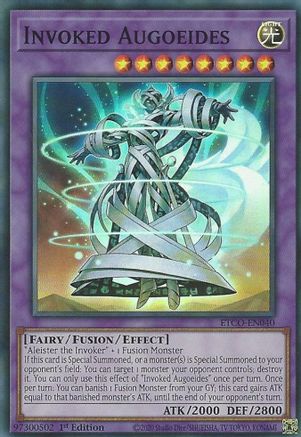 Invoked Augoeides (ETCO-EN040) - Eternity Code 1st Edition Eternity Code Yugioh Single  Squirtle Squad Card Shop.