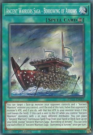 Ancient Warriors Saga - Borrowing of Arrows (ETCO-EN069) - Eternity Code 1st Edition Eternity Code Yugioh Single  Squirtle Squad Card Shop.