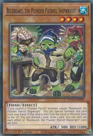 Bluebeard, the Plunder Patroll Shipwright (ETCO-EN085) - Eternity Code 1st Edition Eternity Code Yugioh Single  Squirtle Squad Card Shop.