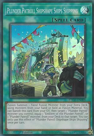 Plunder Patroll Shipshape Ships Shipping (ETCO-EN088) - Eternity Code 1st Edition Eternity Code Yugioh Single  Squirtle Squad Card Shop.