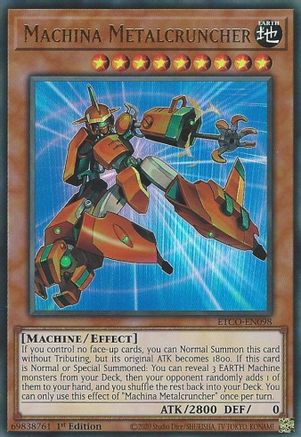Machina Metalcruncher (ETCO-EN098) - Eternity Code 1st Edition Eternity Code Yugioh Single  Squirtle Squad Card Shop.